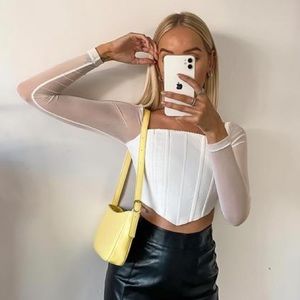 COPY - Princess Polly sheer arm corset top